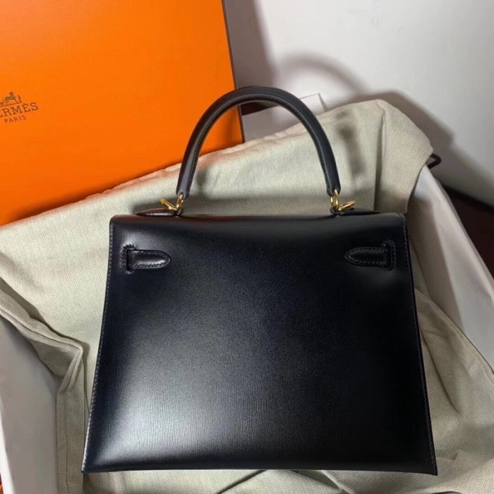 Handbags Hermes Kelly Box size:25 cm