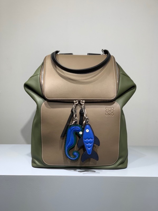 Handbags LOEWE Goya backpack size:34×w15×H41 cm