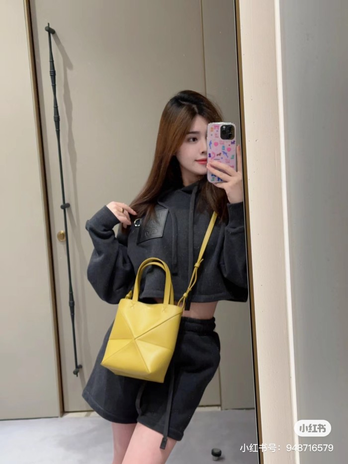 Handbags LOEWE 𝙋𝙪𝙯𝙯𝙡𝙚 𝙁𝙤𝙡𝙙 size:16.5-9.5-20 cm