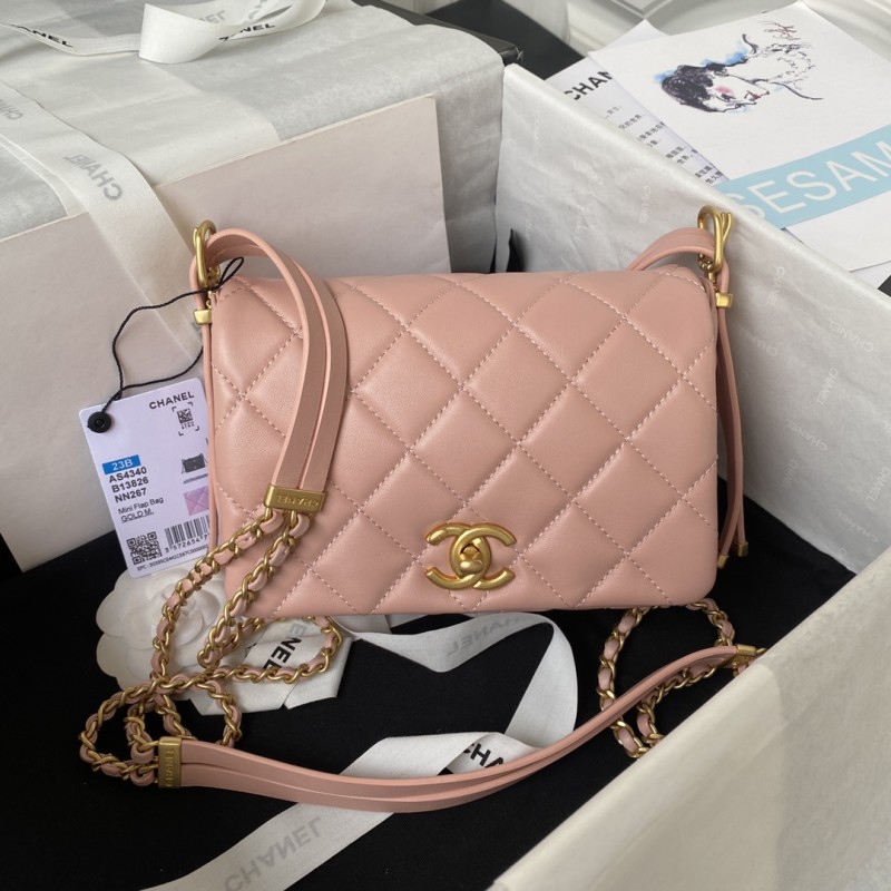 Handbags Chanel AS4340 size:12.5X19X6 cm