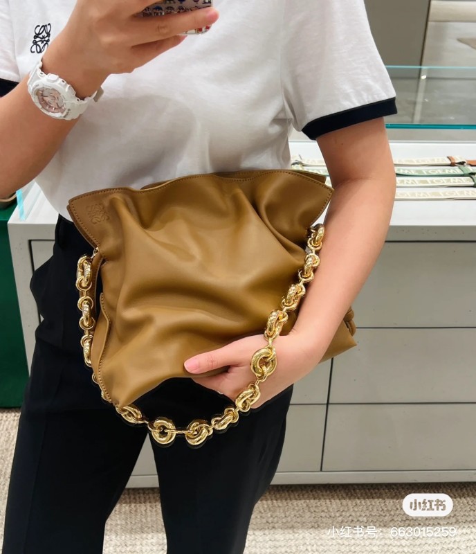 Handbags LOEWE flamenco clutch size:30-24.5-10.5 cm