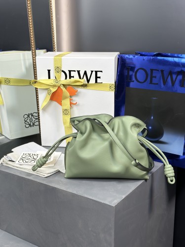 Handbags LOEWE mini flamenco clutch size:22.5-18-9 cm