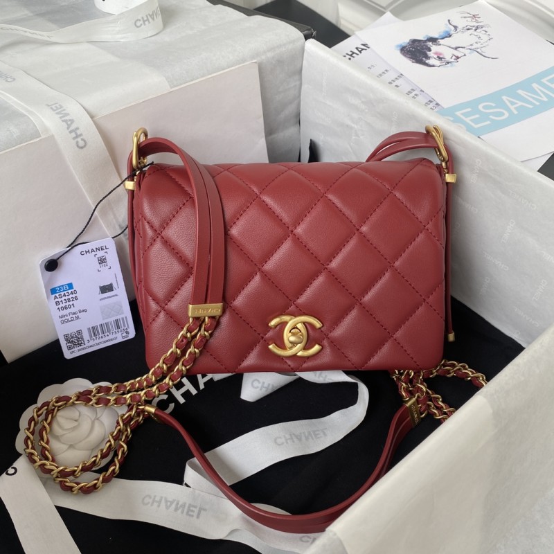 Handbags Chanel AS4340 size:12.5X19X6 cm