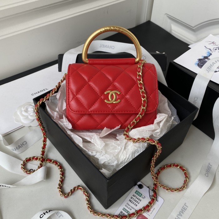 Handbags Chanel AP3485 size:10 × 13.2 × 4.5 cm