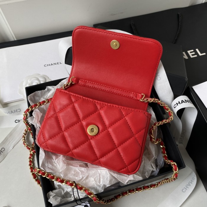 Handbags Chanel AP3485 size:10 × 13.2 × 4.5 cm