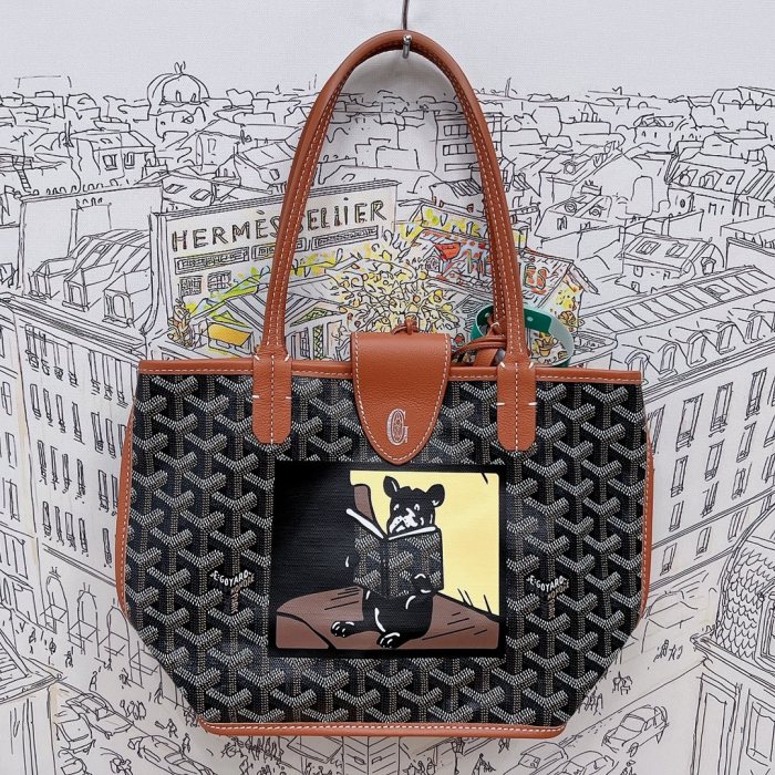 Handbags Goyard Goyard mini tote size:20x20x10 cm