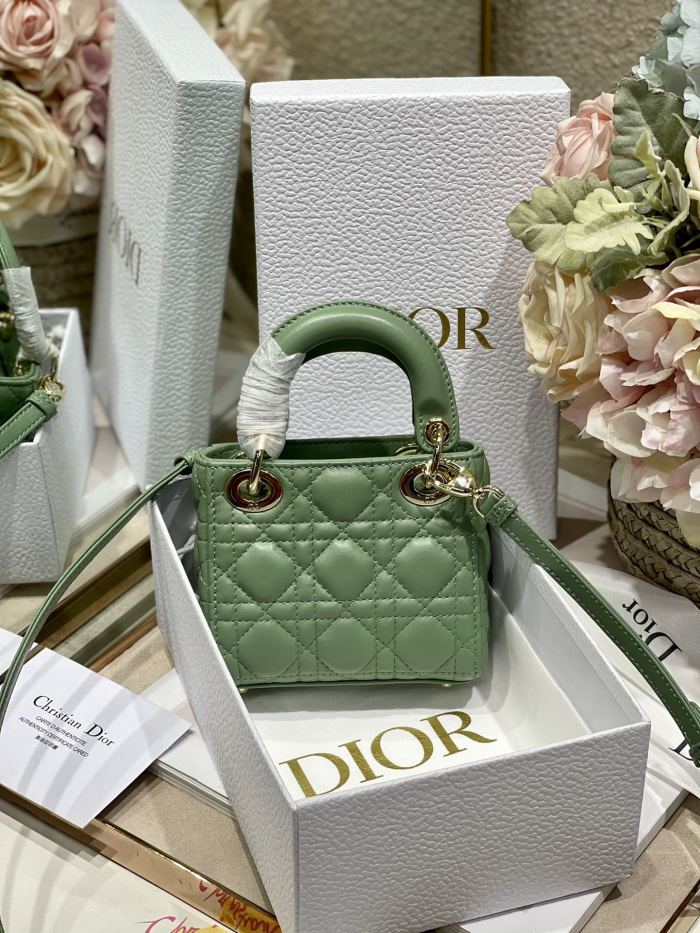 Handbags Dior ʟᴀᴅʏ Mɪᴄʀᴏ Bᴀɢ 6601 size:12*10*5 cm