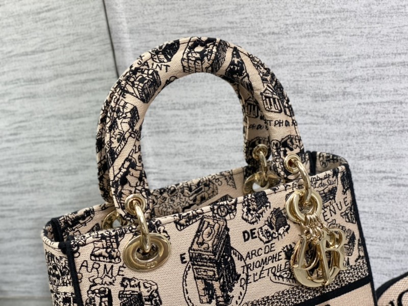 Handbags Lady Dior 6605 size：24*11*20 cm
