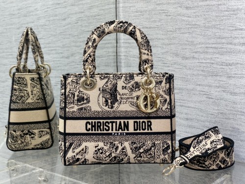 Handbags Lady Dior 6605 size：24*11*20 cm