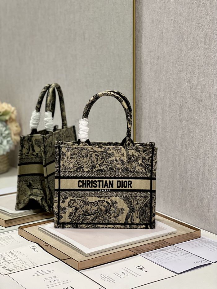 Handbags Dior mini Book Tote 8002 size:26.5*21*14 cm