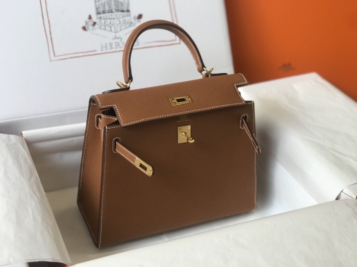 Handbags Hermes 𝑬𝒑𝒔𝒐𝒎 𝑲𝒆𝒍𝒍𝒚 size:25 cm