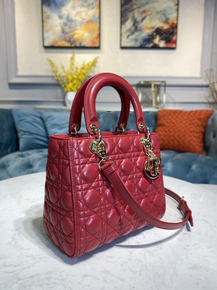 Handbags Lady Dior 6605 size：24*20*11 cm