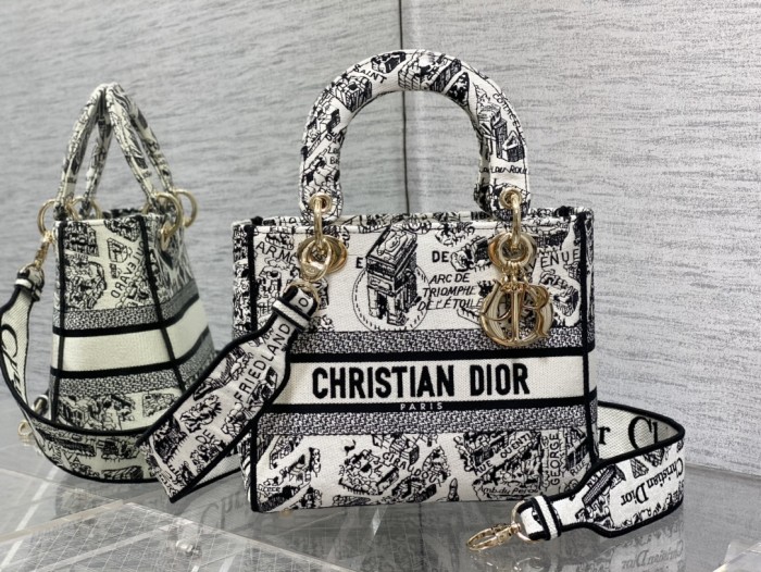 Handbags Lady Dior 6605 size：24*11*20 cm