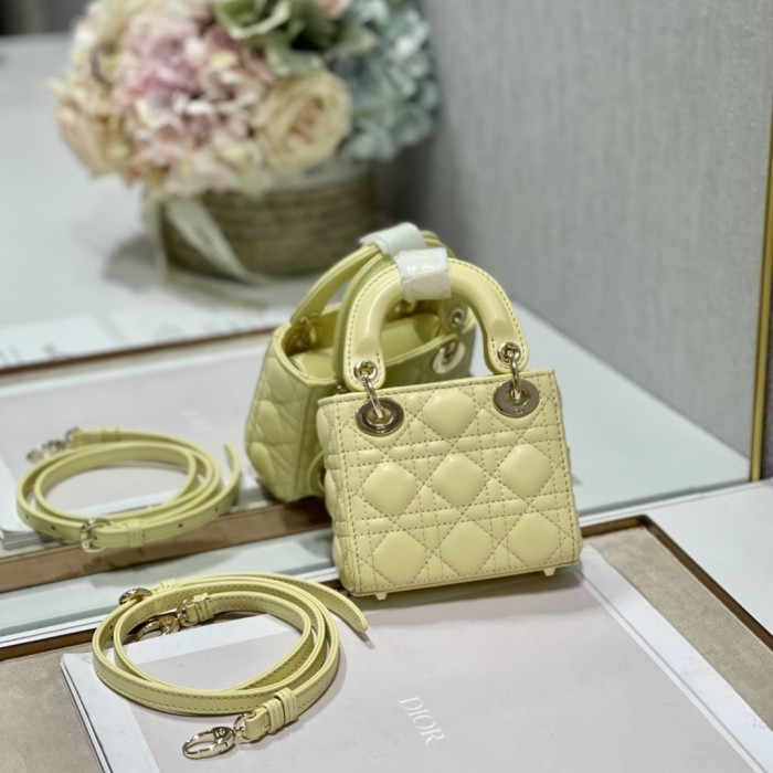 Handbags Dior ʟᴀᴅʏ Mɪᴄʀᴏ Bᴀɢ 6601 size:12*10*5 cm