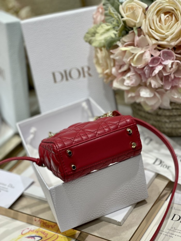 Handbags Dior ʟᴀᴅʏ Mɪᴄʀᴏ Bᴀɢ 6601 size:12*10*5 cm