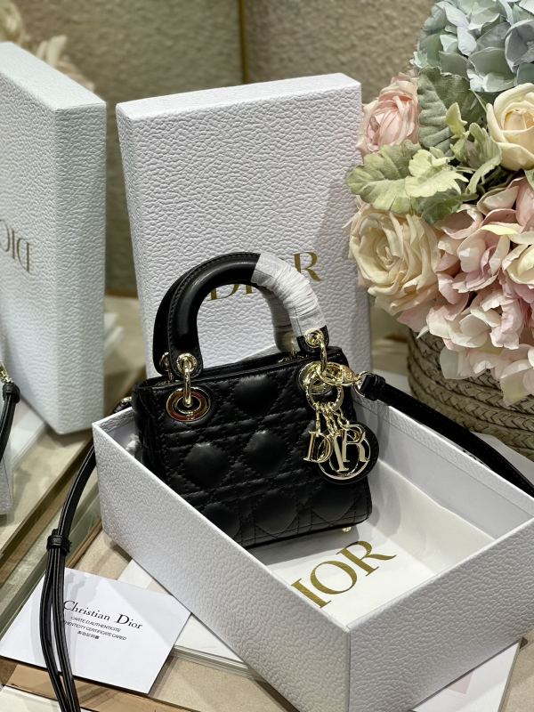 Handbags Dior ʟᴀᴅʏ Mɪᴄʀᴏ Bᴀɢ 6601 size:12*10*5 cm