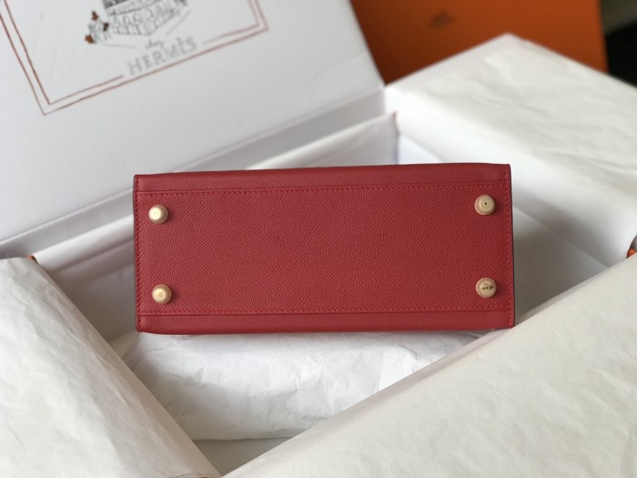 Handbags Hermes 𝑬𝒑𝒔𝒐𝒎 𝑲𝒆𝒍𝒍𝒚 size:25 cm