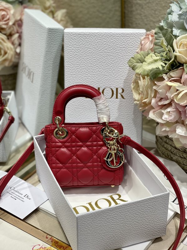 Handbags Dior ʟᴀᴅʏ Mɪᴄʀᴏ Bᴀɢ 6601 size:12*10*5 cm