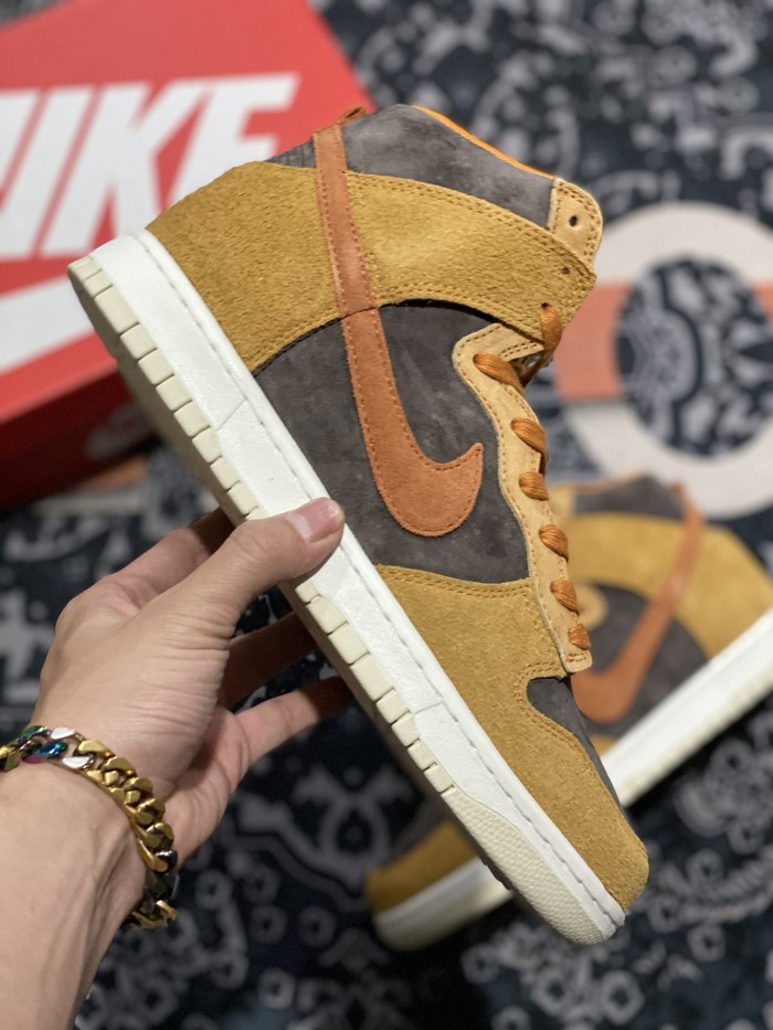 Nike Dunk High PRM Dark Russet