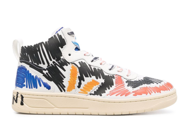 Veja V-15 Leather x Marni Black Multi (Women's)