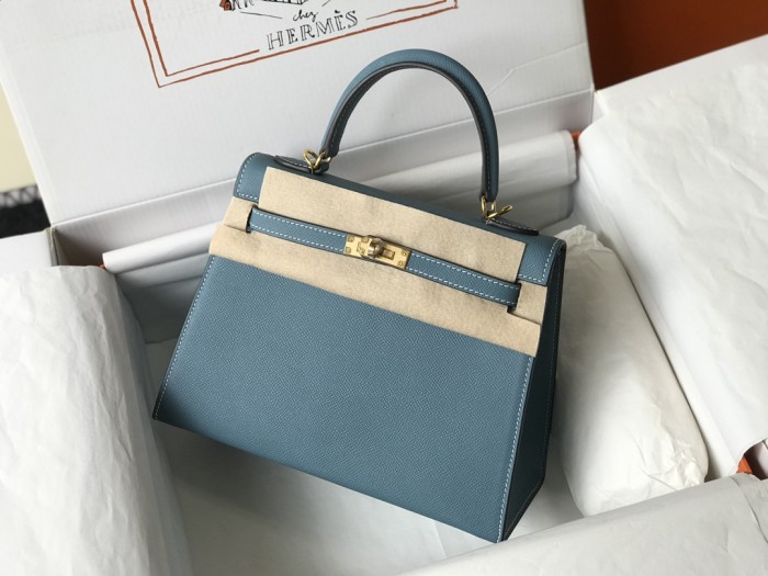 Handbags Hermes 𝑬𝒑𝒔𝒐𝒎 𝑲𝒆𝒍𝒍𝒚 . size:25 cm