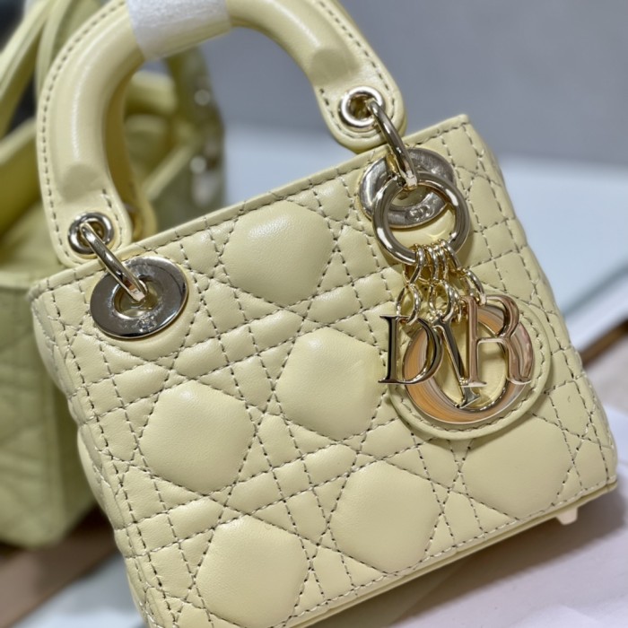 Handbags Dior ʟᴀᴅʏ Mɪᴄʀᴏ Bᴀɢ 6601 size:12*10*5 cm