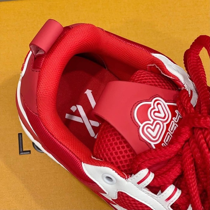 Louis Vuitton LV Skate Sneaker Red White