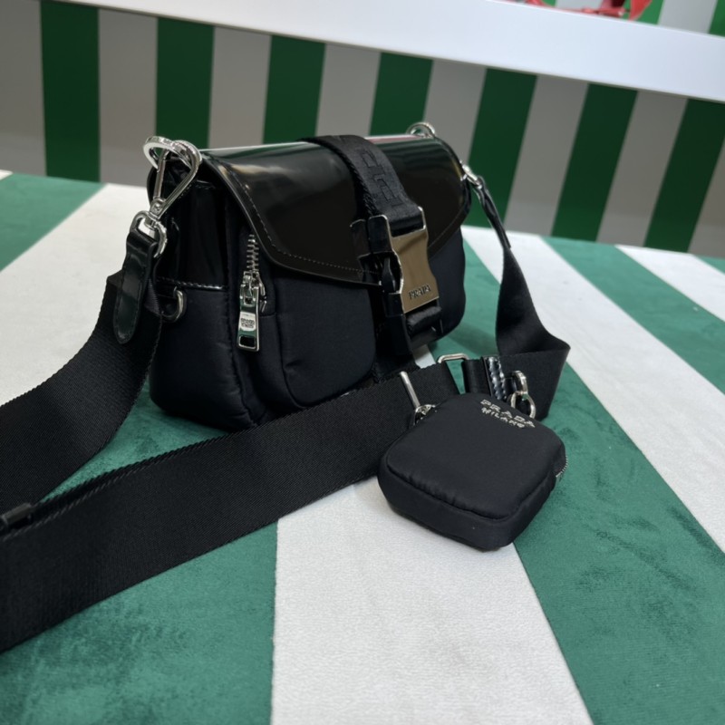 Handbags Prada 1BD295 size:22*7.5*14 cm