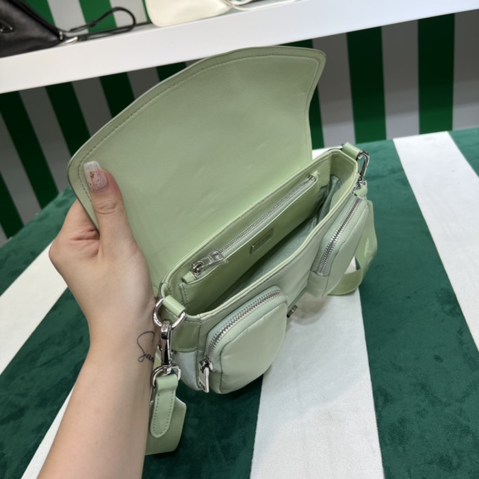 Handbags Prada 1BD295 size:22*7.5*14 cm