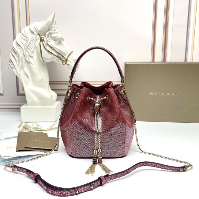 Handbags Bvlgari B287614 size:16*20*10.5 cm