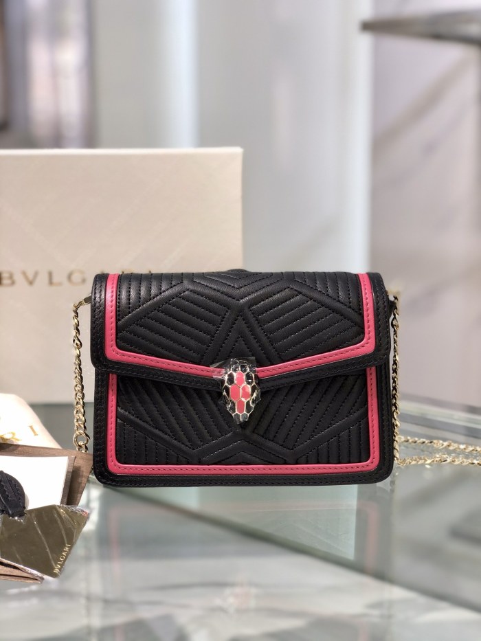 Handbags Bvlgari Serpenti Forever 288104 size:17*11*5 cm