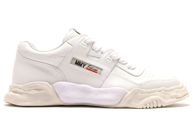 Mihara Yasuhiro Parker Leather Low White