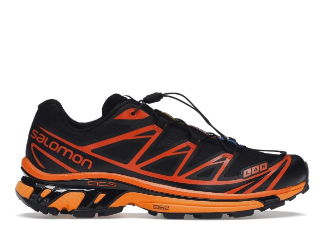 Salomon XT-6 Black Magnet Vibrant Orange