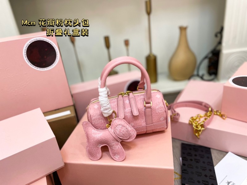 Handbags MCM mom size:18 cm