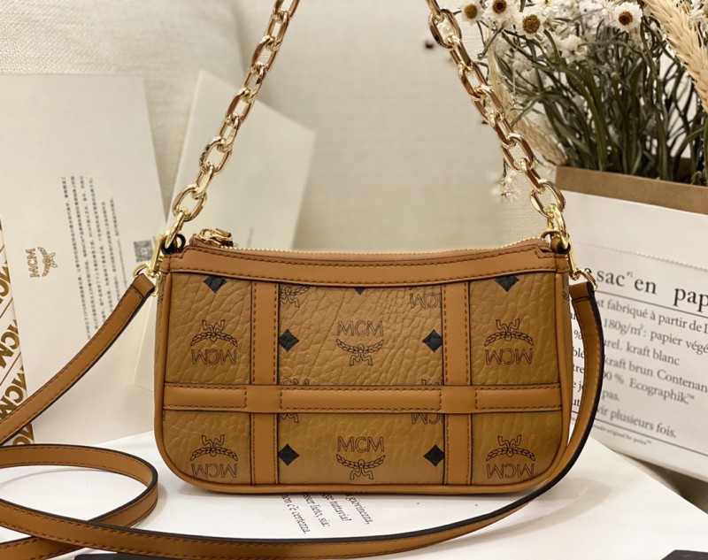 Handbags MCM 𝐷𝑒𝑙𝑚𝑦 size:21*12*5 cm