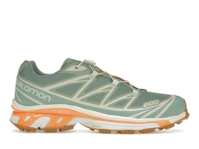 Salomon XT-6 Granite Green Blazing Orange