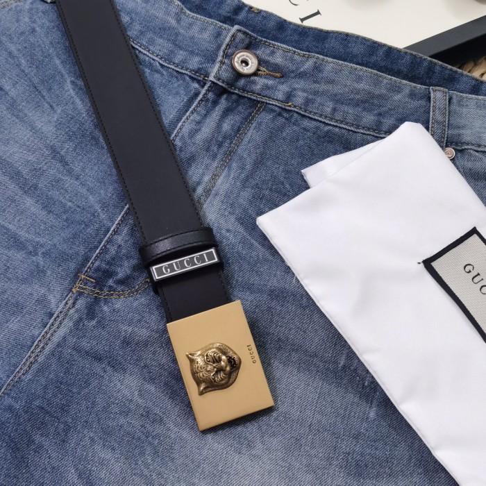 Streetwear Belt Gucci Signature size：3.8 cm