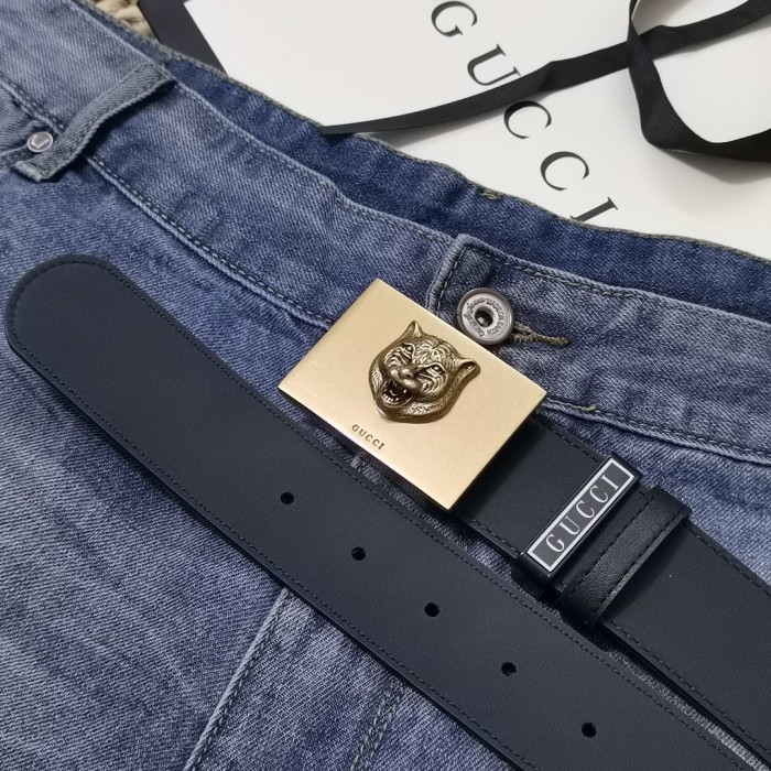 Streetwear Belt Gucci Signature size：3.8 cm