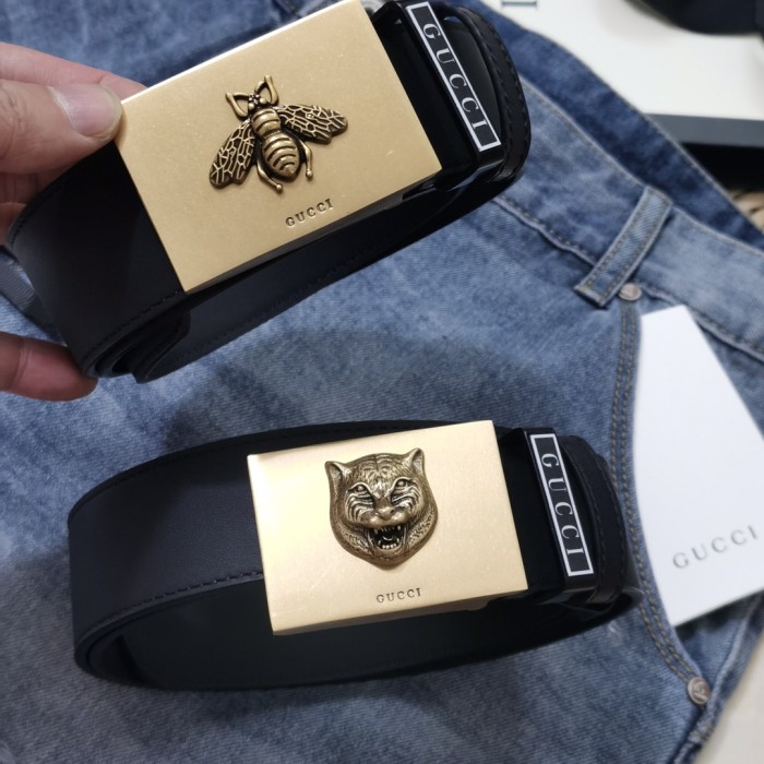 Streetwear Belt Gucci Signature size：3.8 cm
