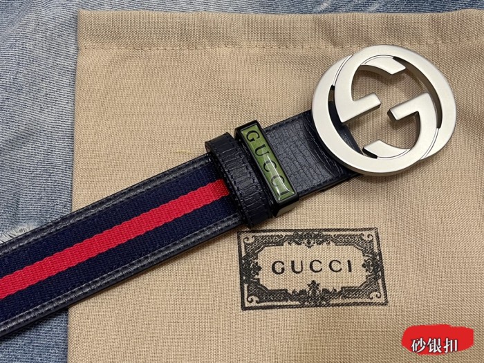 Streetwear Belt Gucci 161044 size:3.5 cm