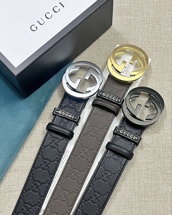 Streetwear Belt Gucci 161092 size:2.5 cm