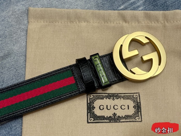 Streetwear Belt Gucci 161047 size:3.5 cm