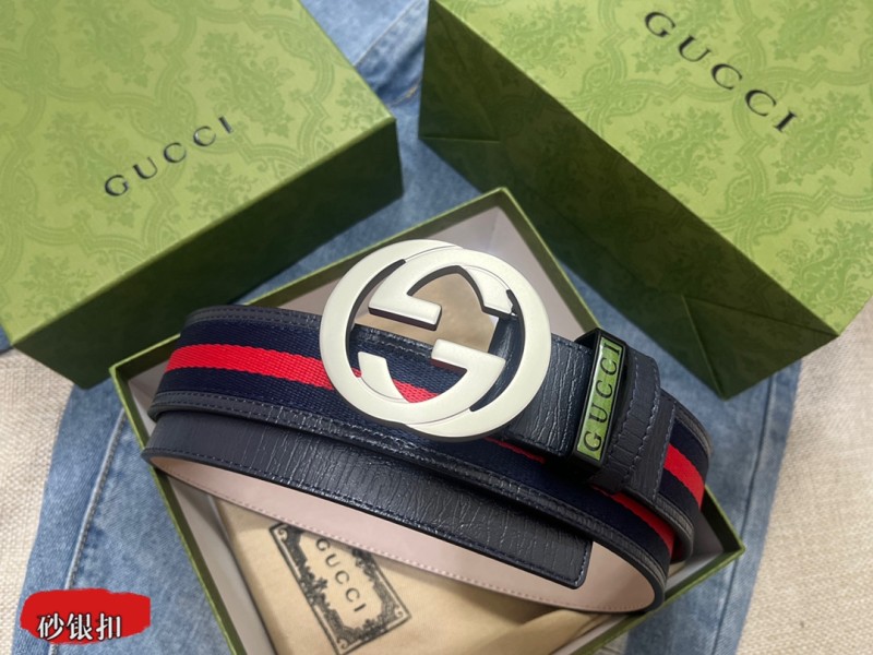 Streetwear Belt Gucci 161044 size:3.5 cm