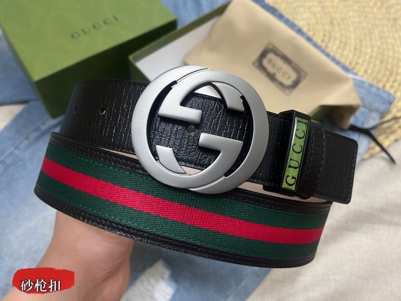 Streetwear Belt Gucci 161045 size:3.5 cm