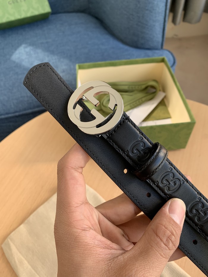 Streetwear Belt Gucci Signature