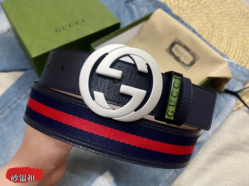 Streetwear Belt Gucci 161044 size:3.5 cm