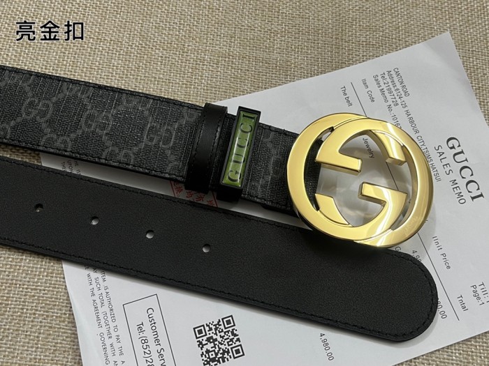 Streetwear Belt Gucci 161096 size:2.5 cm