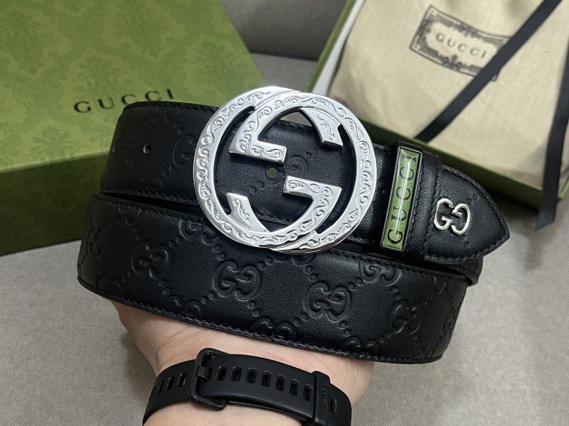 Streetwear Belt Gucci 161083 size:2.5 cm