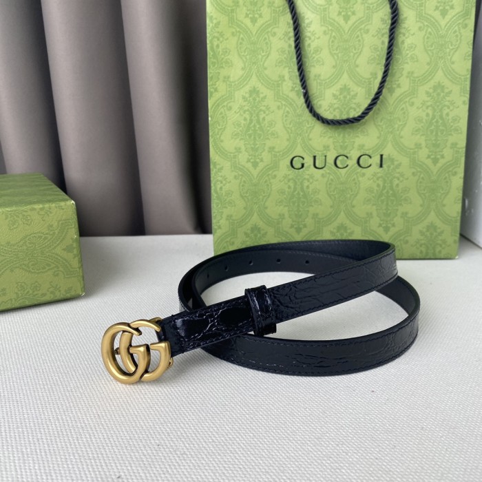 Streetwear Belt Gucci 161072 size:2.0 cm