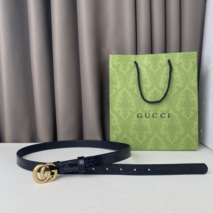 Streetwear Belt Gucci 161072 size:2.0 cm